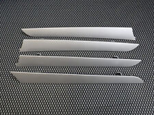 Original Audi A4 8K, A5 8T Dekor Zierleisten Blenden Tür Set Silber