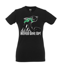 Frosch never give up Motiv