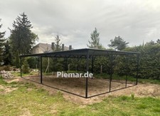 Blechgarage Carport 8x6m