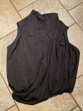 Etsy Handmade Bluse Schwarz  OVERSIZED Baumwolle asymmetrisch Lagenlook