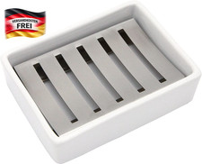 Keramik Seifenschale Edelstahl