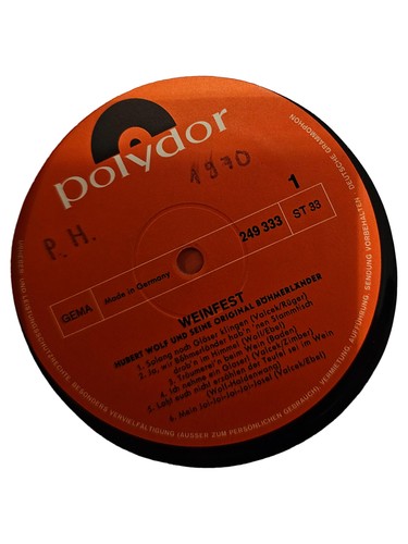 Polydor hubert wolf original - wolf,