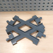 LEGO Duplo Kreuzung neu dunkelgrau Eisenbahn Train