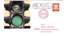 Bund, Briefkuvert mit Landpost