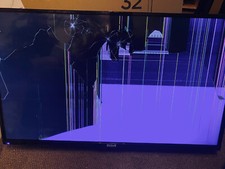 RCA RB32H1-EU TV 32 Zoll 81cm Fernseher,3xHDMI,USB, etc - DEFEKT DISPLAY BRUCH