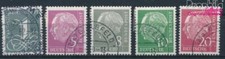 Briefmarken BRD Deutschland 1960 Mi 179Y,182Y,183Y,185Y,285Y liegendes WZ (10093