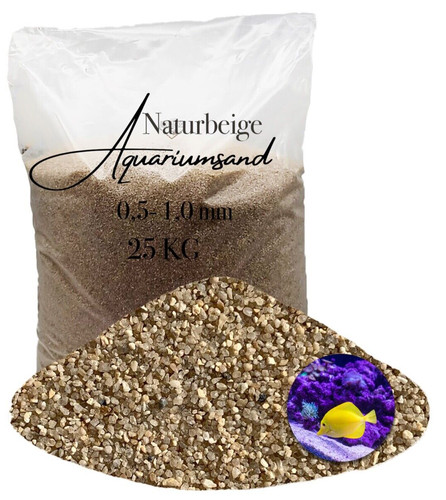 Aquariumsand naturbeige - 25,