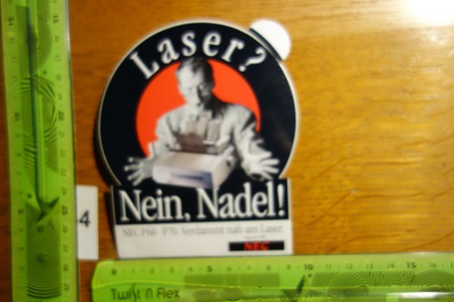 Alter aufkleber büro - aufkleber, computer
