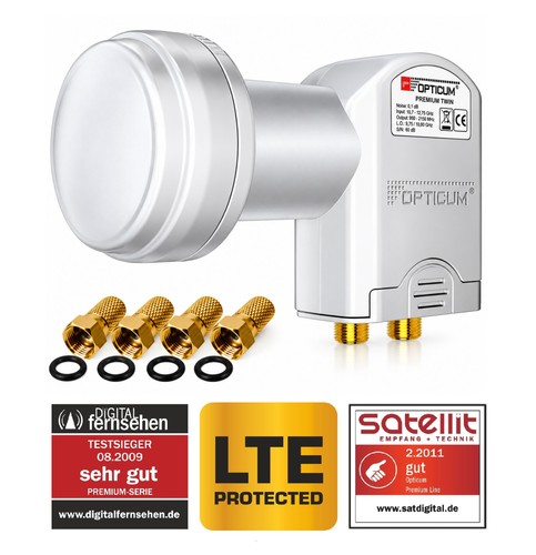 Lnb twin 1db opticum - twin,