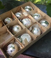 9 Weihnachtskugeln antiker