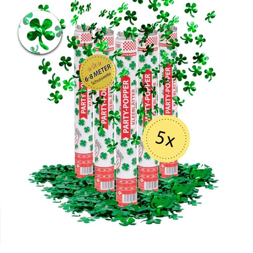 Party popper 40cm kleeblatt - popper,