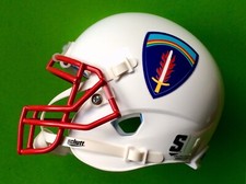 AMERICAN FOOTBALL Helmet SCHUTT Military US ARMY Super BERLIN Fire Bowl NFL USA
