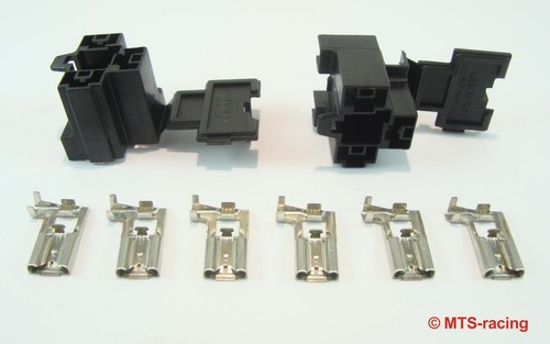 Amp fassung stecker - 2x,