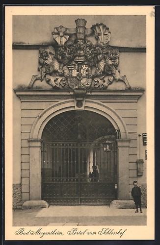 Ansichtskarte bad mergentheim - bad,