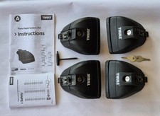 ThuleRapid System 753 Fußsatz und Kit 4024 FORD für Dachträger mit 2 Schlüsseln