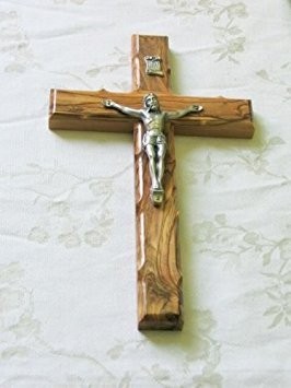 Wandkreuz kruzifix olivenholz - wandkreuz,