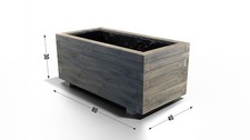 Pflanzkübel Holz Rechteckig