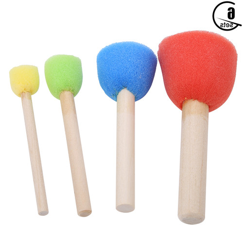 Bunte mini malschwämme mit - mini-malschwämme,