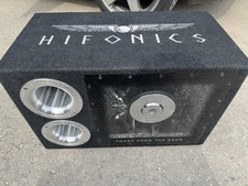 HIFONICS ATL 12BPA 500W RMS/ 1000W MAX Aktiv Subwoofer Wie Neu