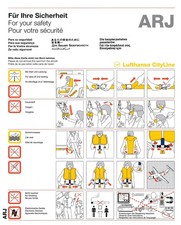 Safety Card / Lufthansa