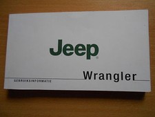 Gebruiksinformatie Jeep Wrangler 3.8L Benziner 2.8L Diesel Betriebsanleitung
