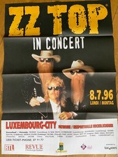 Plakat ZZ TOP , 1996, gefaltet
