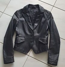 Patrizia Pepe Lederjacke, Lederblazer, Echtes Leder, Gr. 34, getragen 