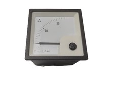 Analog Amperemeter PQ72 Klaus Pötter 0-25A Stromanzeige Panelmeter