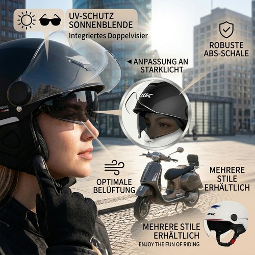 Motorradhelm doppelvisier - motorradhelm,