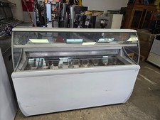 1 FRAMEC E1421M3500 EISTHEKE EIS VITRINE 9 BEHÄLTER  ROLLBAR FUNKTIONSGEPRÜFT
