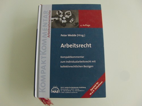 Wedde arbeitsrecht - wedde,,