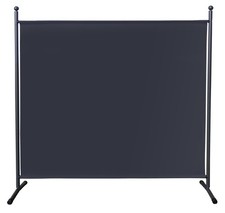 QUICK STAR Paravent 180 x 178 cm GRAU Raumteiler Garten Balkon Sichtschutz