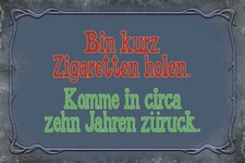 mrdeco Blechschild 30x40cm