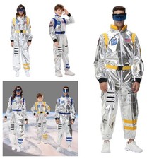 Adult/Chlid Astronaut Space Suit Jumpsuit Halloween Performance Cosplay Costume