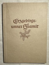 DDR, Altes Buch, "Erzgebirge - unner Haamit" Liederbuch von Helmuth Stapff, 1954