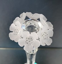 Swarovski Kerzenständer Blaue Blumen 137 CANDLEHOLDER Flower 010043 TOP ohne OVP