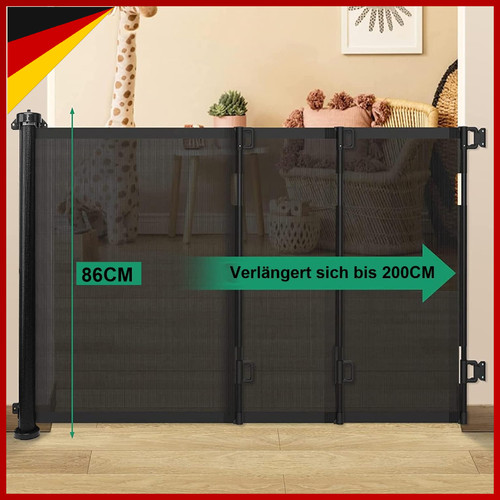 Treppenschutzgitter ausziehbar - treppenschutzgitter,
