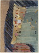 ART ABSTRAIT "Komposition" Öl