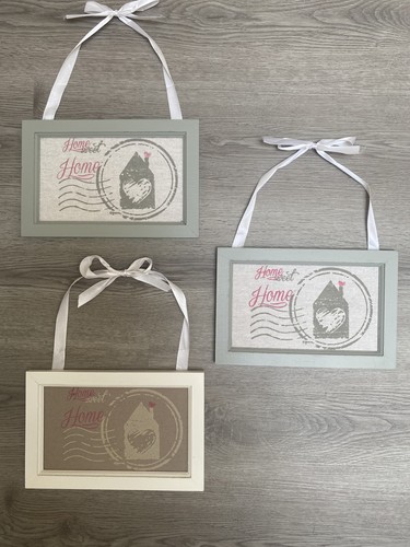 3er bilder set home - bilder-set, vintage
