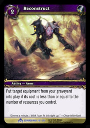 Reconstruct ungraded wow - ungraded,