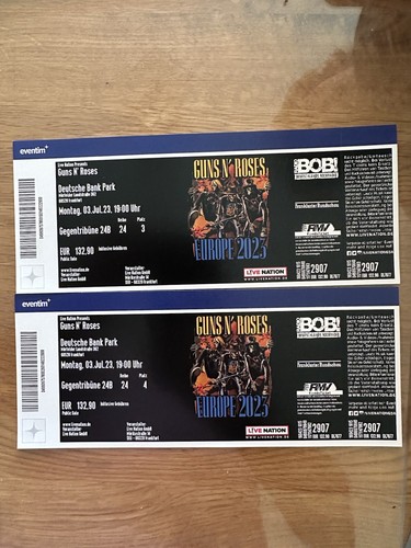 Guns roses tickets - roses,