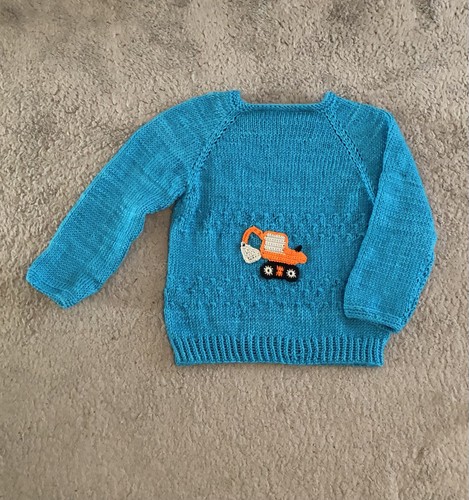 Pullover handgestrickt 86 - pullover, gr.