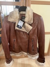 Lederfelljacke mit Futter