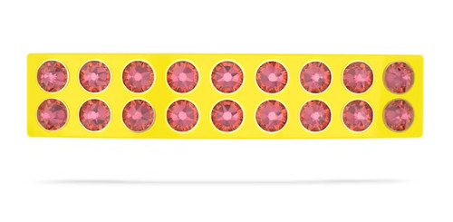Swarovski haarspange rosa - swarovski,