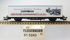 Fleischmann 81 5243; Containerwagen "IMOBA München 2001" DB, wie neu in OVP/W125