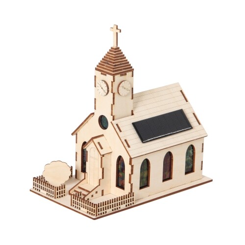 Solar holzkirche bausatz - holzkirche,