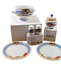 Weißwurstgeschirr für 2 Personen, Seltmann _Weiden, Größe 1 Liter, Bayern Dekor,