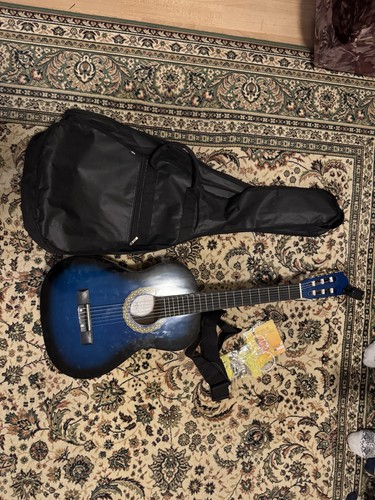 Vintage gitarre blau inkl - 4/4,