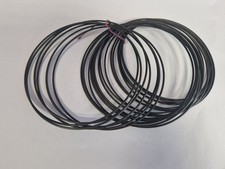 48 Metallringe Ø ca. 20 cm – Bastelringe aus Eisendraht – Schwarz & Kupfer – DIY