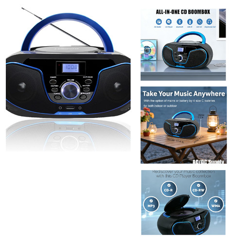 Player tragbar bluetooth - cd,